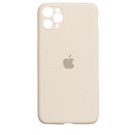 Чохол Silicone Case Full Camera для iPhone 11 Pro Max Antique white